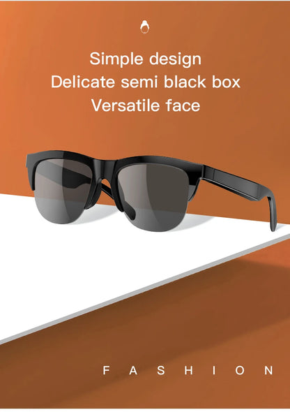 Bluetooth Smart Glasses with Bone Conduction Audio